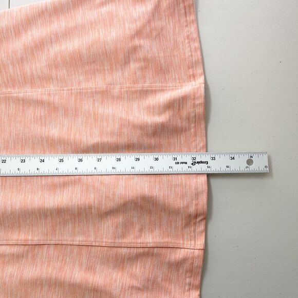 Outdoor‎ Voices Flow Circle Back Workout Dress Sz M Coral Orange Spacedye Shorts - Picture 8 of 11